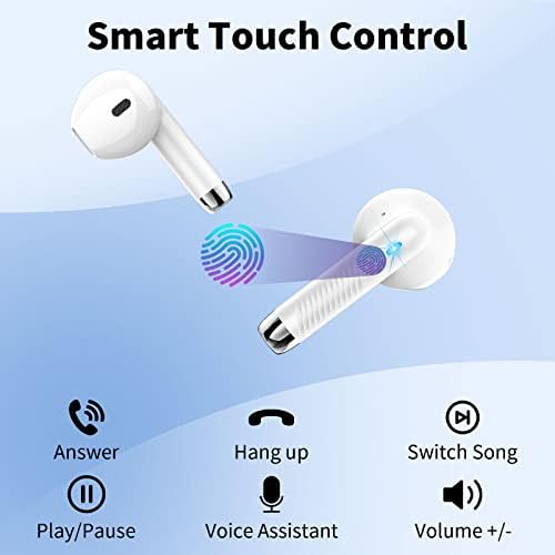 Jxrev Безжични Слушалки, Bluetooth 5.3 Слушалки Стерео Звук, Безжични Слушалки ВО УВО 40h Репродукција LED Дисплеј За Напојување, Слушалки