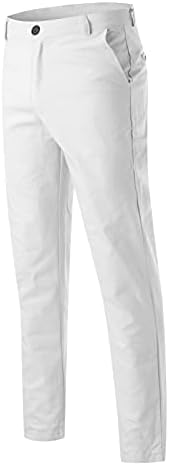 МИАШУИ 10 Ѕвезда Тенок Струк Полни Панталони Машки Секојдневен Цврст Моден Панталон Со Средна Џебна Должина Машки Панталони Бенд 1