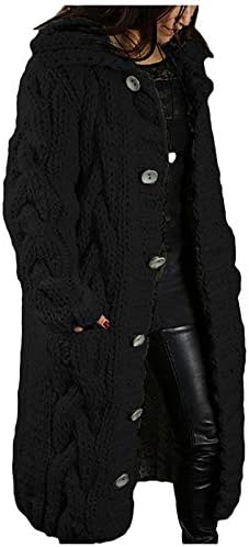Кардиган за жени модна отворена предна јакна Обичен пријатни празнични палта плус големина есен зимска облека y2k облека уникатен