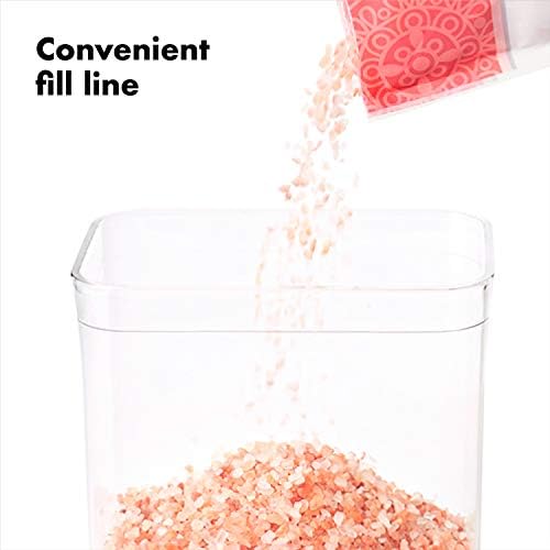 ОКСО Добар Костец Поп Контејнер - Херметички Складирање Храна-2,8 Кт За Ориз, Шеќер И Многу Повеќе