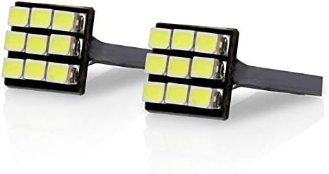 TGP T10 White 9 LED SMD регистарски таблички со клинови светилки 2009-2012 компатибилен со Линколн МКС