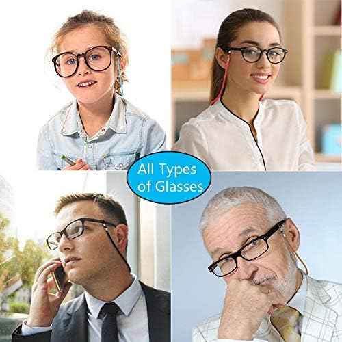 4 парчиња очила за очила за очила за очила за ленти за ленти - кабел за прицврстувач на очила - кабел за очила за очила - ланци