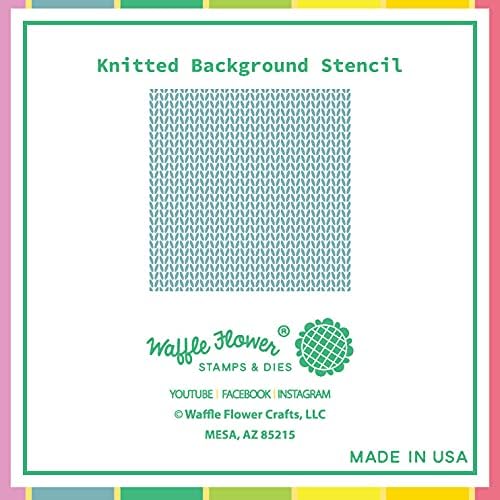 Камено -матрица со плетена позадина на вафли - плетената матрица во позадина го олеснува покривањето на позадината на картичката