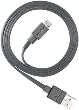 Ventev Chargesync Микро USB Кабел | Практично Полнење Од Која Било Стандардна USB Порта, Пренос На Податоци На КОЈ БИЛО КОМПЈУТЕР или MAC,