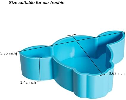 Quuly Frewie Chaps Care Head Car Freshie Carses Големи силиконски епоксидни смола калапи за свежи арома монистра восок се топи