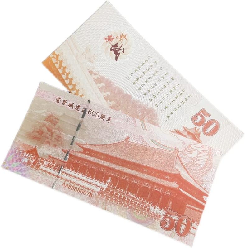 Национален Стил На Плима Забранет Град 600 Годишнина Комеморативни Монети Кинески Стил Поволна Колекција На Забранети Градски Монети Флуоресцентни банкноти