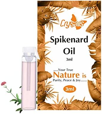 Масло Crysalis Spikenard | чисто и природно неразредено есенцијално масло органски стандард | За неразредена терапевтска оценка