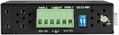 Црна Кутија LGC280 Серија Gigabit Индустриски Медиуми Конвертор SFP - 1 x Мрежа-Gigabit Ethernet-10/100/1000Base-T, 1000Base-X