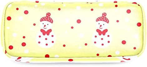 Тбуобт Торба За Шминка Патент Торбичка Патување Козметички Организатор За Жени и Девојки, снешко жолто