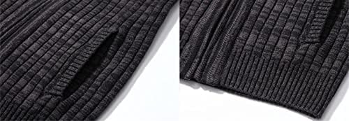 Машки целосен поштенски кардиган џемпер обичен тенок кабел плетен кабел за џемпер џемпер јакна предна отворена џемпер топла надворешна облека