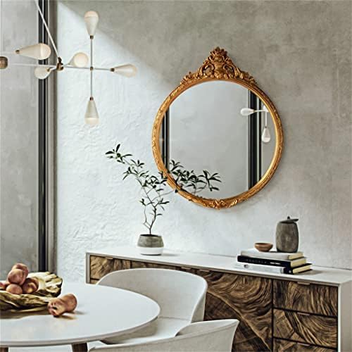 Llryn собата внатрешна тркалезна бања wallид стан украсување огледала за олеснување мебел дома декорација