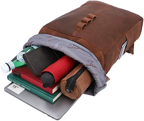 Густи ранец од кожа-бендик ролна месинџер торба ранец кожен ранец гроздобер град ранец на отворено ранец лаптоп торба уникатен ранец патувачка