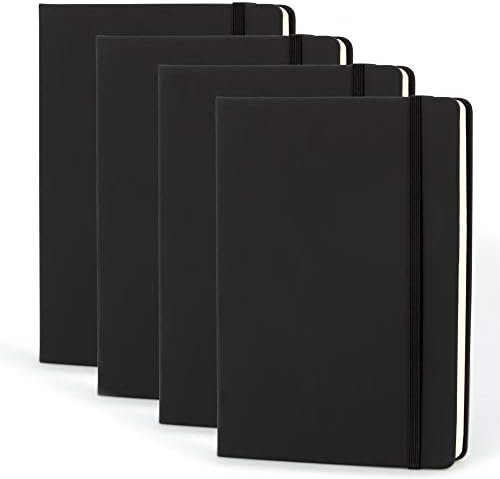 Едноставно генијални тетратки со точки за работа, патувања, бизнис, училиште и повеќе - списанија за хард за пишување - мрежна тетратка за мажи и жени - 192 страници, 5,7