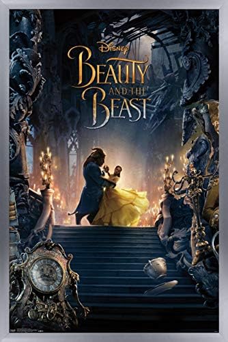 Trends International Disney Beauty and the Beast - Tryptych 2 wallиден постер, 22.375 x 34, верзија на бронзена врамена