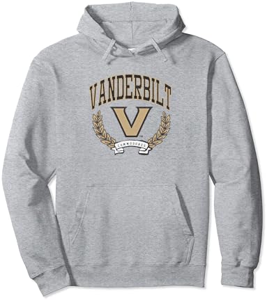 Vanderbilt Commodores Победа гроздобер лого пуловер дуксер