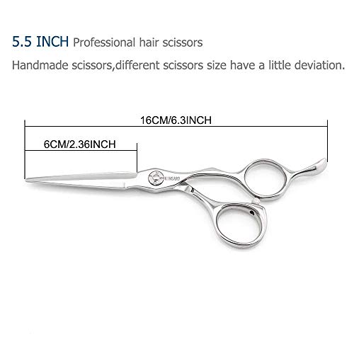 Ножици за Сечење Коса од 5,5 Инчи И Ножици За Разредување На Косата Од 5,5 Инчи Професионални Берберски Ножици
