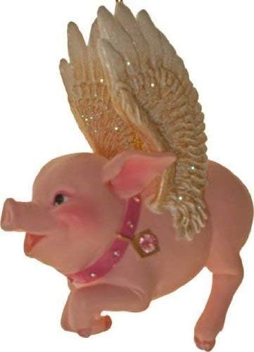 Кога свињите летаат со летање крило свиња премногу симпатични Божиќни украси