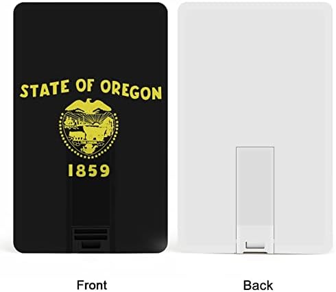 Знаме На Државата Орегон КРЕДИТНА Картичка USB Флеш Персоналните Меморија Стап Клуч За Складирање Диск 64G