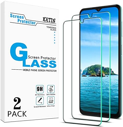 Катин [2-Пакет] Заштитник На Екранот За Samsung Galaxy A13 5G Калено Стакло, Против Гребење, Без Меурчиња, 9h Цврстина, Пријателски