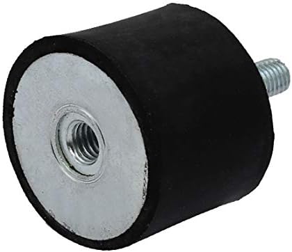 X-gree 40mmx30mm m8 dia thread гума од гума шок абсорбер вибрација изолатор монтирање црна (40mmx30mm m8 dia нишка caucho amortiguador vibrador aislador montaje negro