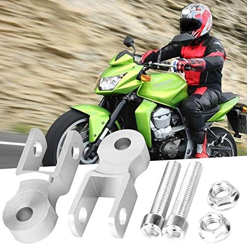 Уред за амортизација на мотоцикл Senyar, 2 парчиња алуминиумски алуминиумски амортизација на амортизација на мотоцикл амортизери амортизери за засилување на засилув