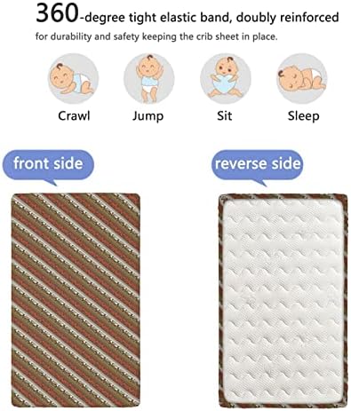 Каки ленти со тематски опремени мини чаршафи, преносни мини креветчиња за кревет