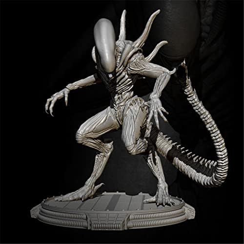 Goodmoel 75mm 1/24 Fantasy Alien Creature Creature Warrior смола Војник Модел комплет/Неисправен и необоен минијатурен комплет/TJ-2426