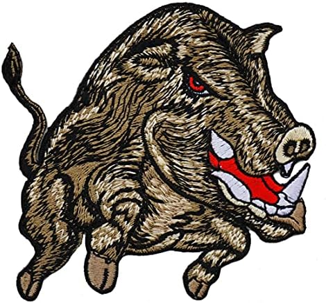 Варт Вартог везено железо на лепенка свиња животинско животински ранец ранец за кампување животно