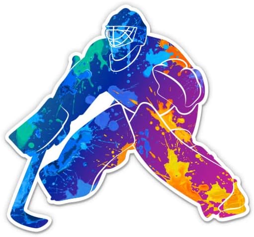 Голмански хокеј на мраз - налепница 5 винил - за лаптоп за автомобили I -рампа - водоотпорна декларација