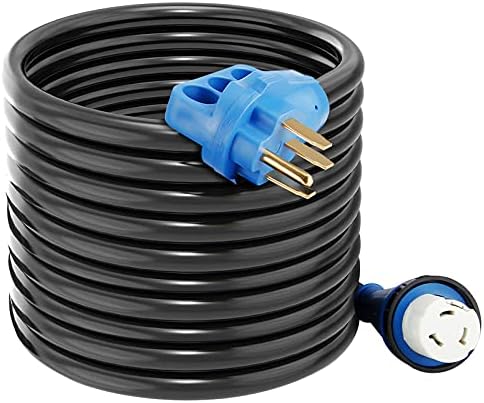 Vogrex 50 засилувачи 50 стапки RV кабел за продолжување на напојувањето, кабел за продолжување на генераторот, жица со тешка