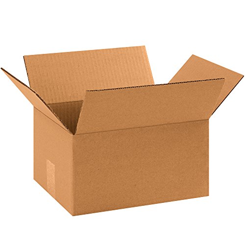 Кутија САД 11 1/4 x 8 3/4 x 6 брановидни картонски кутии, мали 11,25 L x 8,75 W x 6 H, пакет од 25 | Испорака, пакување, движење,