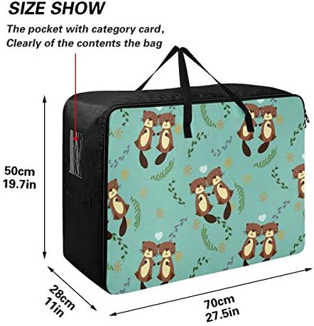 Н / А Торба За Складирање Облека Под Креветот За Ватенка-Торба За Организатори На Симпатични Животни Со Голем Капацитет Со Патенти