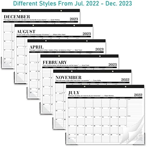 Календар За биро 2022-2023 - 2022-2023 Календар За Биро, Голем Календар За Биро 2022-2023, Јули 2022 - Декември 2023 Година, 18 Месечен