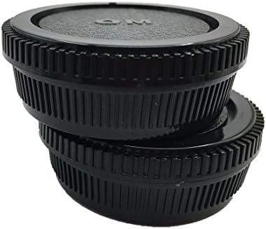 LXH 2 пакет BC-2 камера предна капа и заден леќа капа за Олимп Ом Монт вклопување ОМ-1, ОМ-2, ОМ-3, ОМ-4, ОМ-10, ОМ-20, ОМ-30, ОМ-40 ,