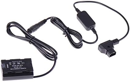 FOTGA D-TAP B-TAP Адаптер за напојување со кабел со DC Dummy Battery NP-W235 за фотоапаратот Fujifilm X-T5 X-T4 X-H2 X-H2S GFX100S,