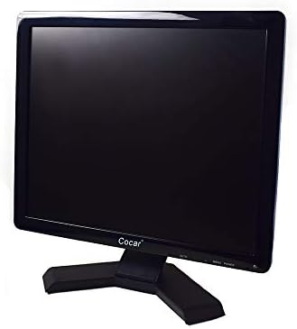 19-инчен CCTV безбедносен монитор со BNC VGA HDMI AV Вграден звучник 4: 3 HD дисплеј LCD екран на екранот со USB Media Player за домашна камера за надзор STB компјутер