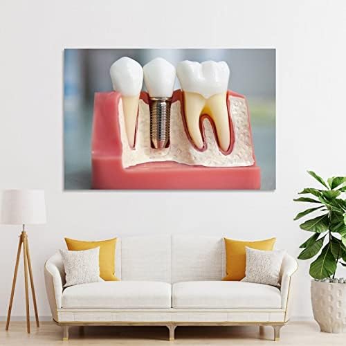 Стоматолошка клиника за стоматолошка клиника за стоматолошка болничка плака за сликање постери и отпечатоци од wallидни уметности за дневна соба