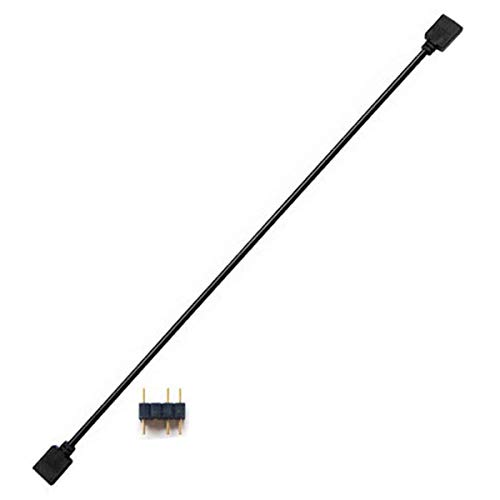 DKE & YMQ RGB Кабел за продолжување 3 пински, кабел за продолжување на интерфејсот RGB, 5 V ARGB3-PIN1-2/1-3/1-4/1-5 центар за конектор