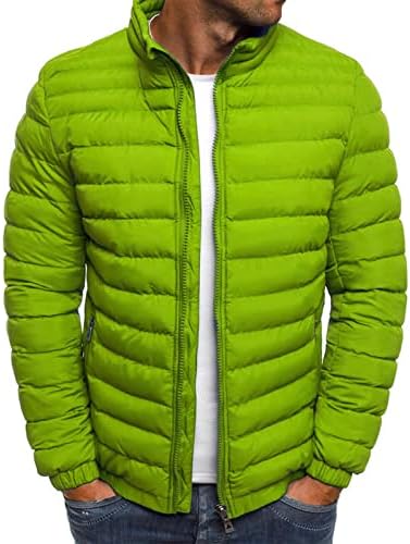 Машки палто, плус големина со долги ракави со долги ракави мажи кои се во тренд на активна зимска висока вратот на вратот нагоре,