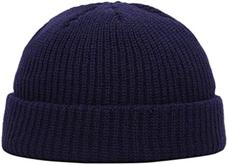 Зима чувајте ја модната капа Унисекс Обична волна капа Топло Хеминг скијана капа Бејзбол Капчиња темно зелена капа
