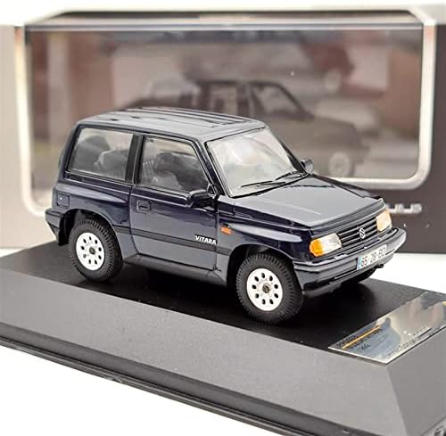 Возила на модели на скала Apliqe за S ~ Zuki Vitara 1992 PRD328 Diecast модели колекција на автомобили темно сина 1:43 Софистициран избор за подароци