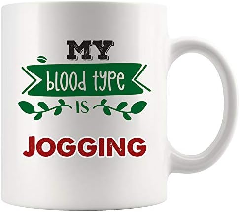 Мојата Днк Крвна Група Шолја За Џогирање Шолја За Кафе Чаши За Чај Идеја За Подарок | Подарок За Пријател Семејство Трчање Трчање пешачење