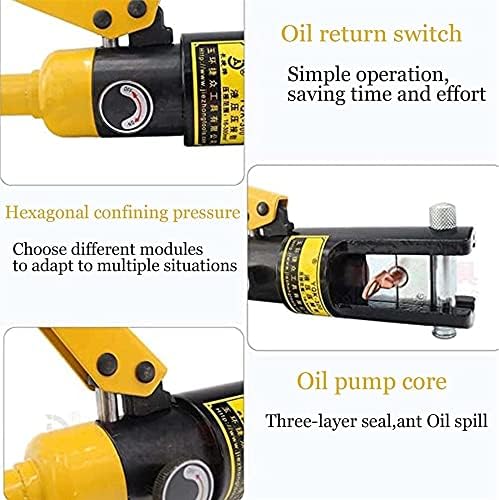 Crimpershand Хидраулична Алатка За Стегање, Хидраулични Клешти Кабел За Батерии Жица За Стегање Алатка За Стегање, За Жици За