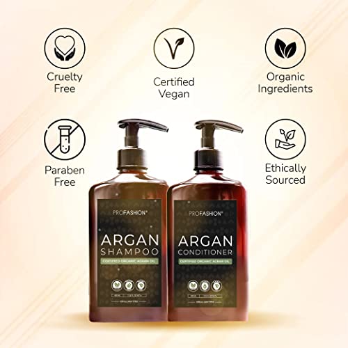 Професионален кератин и шампон за масло од арган и пакет со балсам - Кентен кадрава поправка на косата - масла за коса за природен раст
