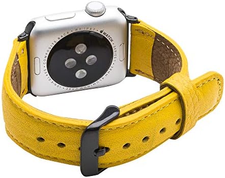 Венито Тоскана Кожен Часовник Компатибилен Со Apple Watch 38mm 40mm-Ремен За Часовници Дизајниран За Iwatch Серија 1 2 3 4 5 6 7 SE