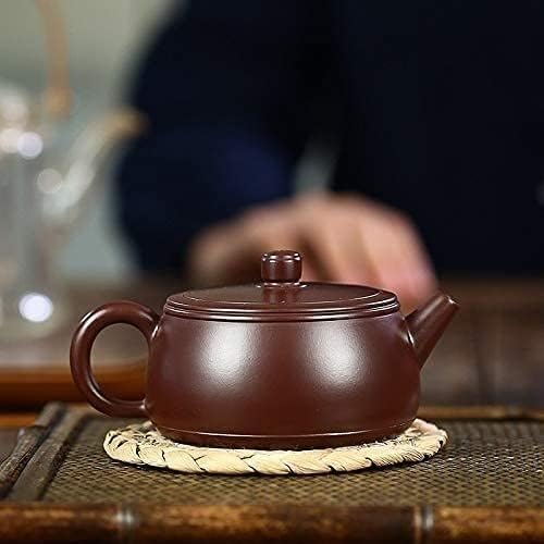 Чајник Чајник Чајник 210мл Виолетова Глина Чајници Топката Во Облик На Инфузер Чај Тенџере Чајник Рачно Изработени Чај Чај