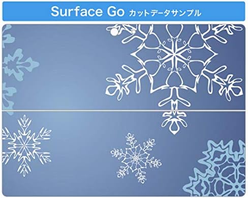 Декларална покривка на igsticker за Microsoft Surface Go/Go 2 Ultra Thin Protective Tode Skins Skins 001480 Снежна зима