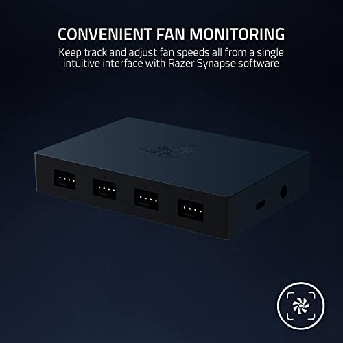 Razer PWM Компјутер Вентилатор Контролер: Поврзува до 8 Фанови - Сопствени Профили На Кривата На Вентилаторот-Практично Следење На Вентилаторот-Тенок