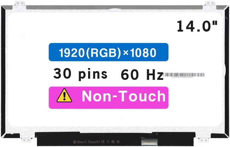 Замена на екранот за Dell Latitude 14 5420 солиден 14,0 FHD 1920x1080 30 PIN LCD LCD Pany Display Screen Панел