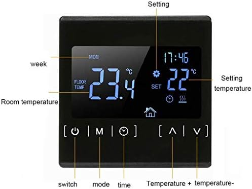 Термометар на собата Дан - Интелигентен прекинувач за температура на температурата на температурата на температурата на подот
